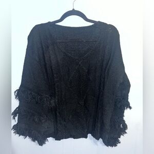 Black Fray Sweater